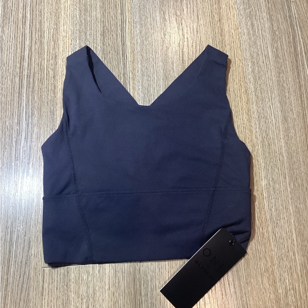Glyder by One‎ Women’s Black V-Neck Crop Top Size S – NWT